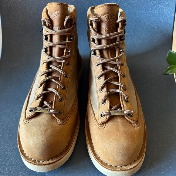 Huckberry x Danner Waxed Canvas Danner Light in Texas Tan Men's 11 EE - Picture 10 of 14